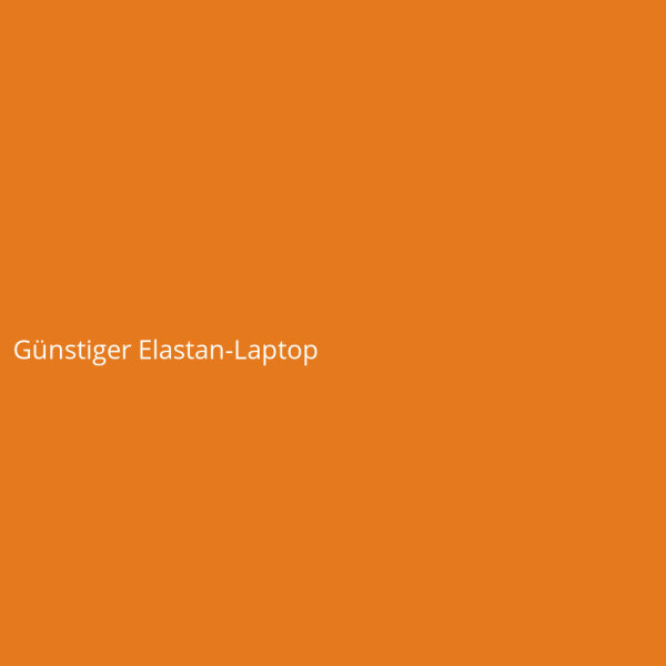 Günstiger Elastan-Laptop