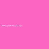 Praktischer Plastik-Teller