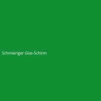Schmieriger Glas-Schirm