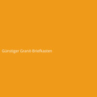 Günstiger Granit-Briefkasten