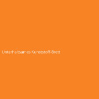 Unterhaltsames Kunststoff-Brett