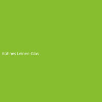 Kühnes Leinen-Glas