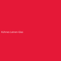 Kühnes Leinen-Glas