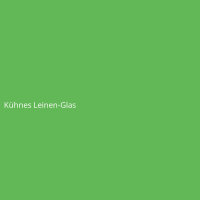Kühnes Leinen-Glas