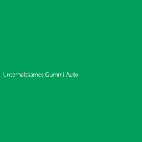 Unterhaltsames Gummi-Auto