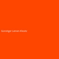 Günstiger Leinen-Klositz