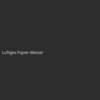 Luftiges Papier-Messer