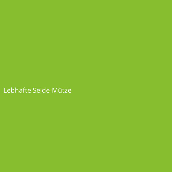 Lebhafte Seide-Mütze