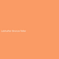 Lebhafter Bronze-Teller