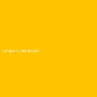 Luftiger Leder-Klositz