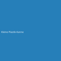 Kleine Plastik-Kanne